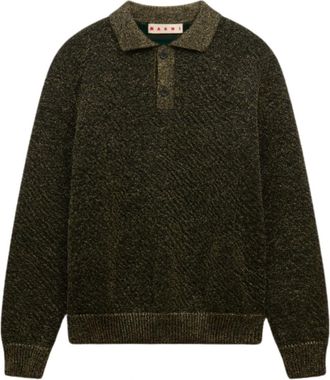 Marni Heren, Truien, Zwart, Maat: M Wol