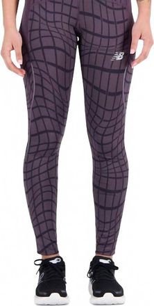 New Balance Womens Impact Run Tights In Violet