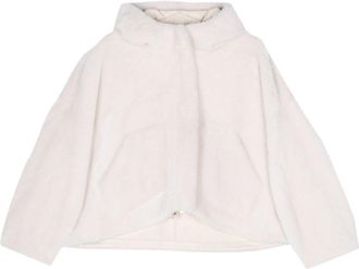 BLANCHA Shearling Hooded Jacket