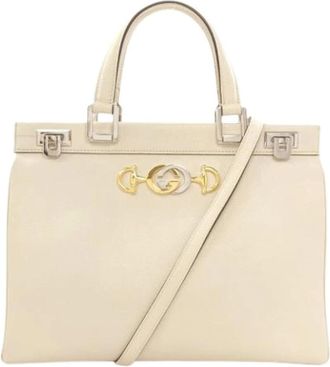 Gucci Bolso Tote Pre-owned - Pre-owned - Mujer - Blanco - ONE SIZE