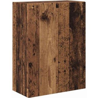 vidaXL TV Wall Cabinet Old Wood 59.5 x 31 x 80 cm Engineered Wood vidaXL