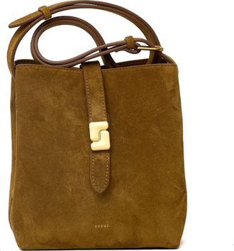 SOEUR Bell Mini Suede Shoulder Bag