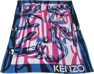 Kenzo Modal Viola Pashmina Stola Geschenkdoos - Dames - Sjaals - Veelkleurig - ONE Size - Accessoires