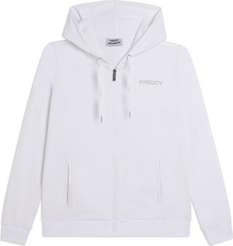Freddy Felpa Cappuccio con Zip e Logo FREDDY
