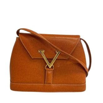 Valentino Pre-owned Cross Body Bags, female, Brown, Size: ONE SIZE Pre-owned Leather Crossbody Bag