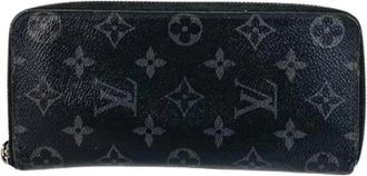 Louis Vuitton Pre-owned Long wallet (bi-fold) - unisex - Vintage Accessoires - Zwart - ONE Size - Vintage