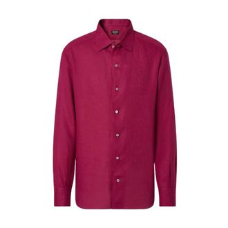 Ermenegildo Zegna Oasi Lino Shirt - male - Zegna - Casual Shirts - Red - M - Shirts