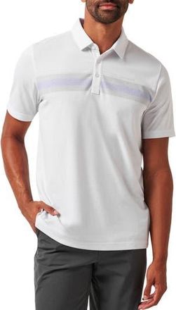 Travis Mathew Day Pass Chest Stripe Polo in White at Nordstrom Rack, Size Xx-Large
