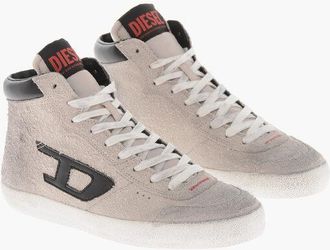 Diesel Leather High-Top Sneakers S-LEROJI With Monogram size 40,5
