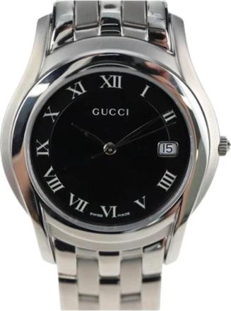Gucci Pre-owned Vintage Horloge - Dames - Vintage Horloges - Grijs - ONE Size - Vintage