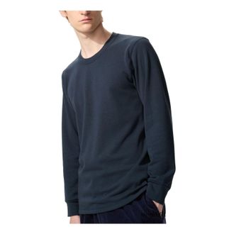 Uniqlo HEATTECH Ultra-warm Crew Neck T-shirt Navy 469983-69