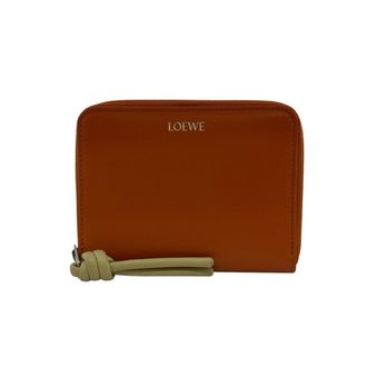 Loewe Orange Leather Wallet (Bi-Fold) (Pre-Owned)