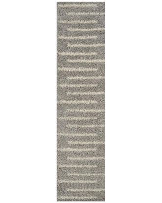 Jonathan Y Designs Jonathan Y Alaro Berber Stripe Shag Polypropylene Rug
