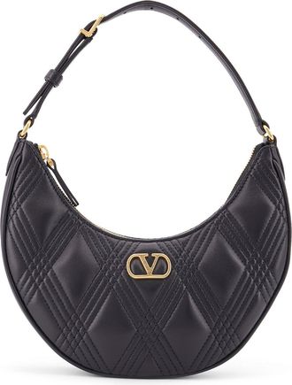 Valentino Garavani Quiltie 67 Leather Shoulder Bag With Vlogo-Donna