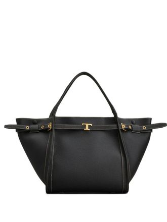 Tod's Black Logo Small Tote