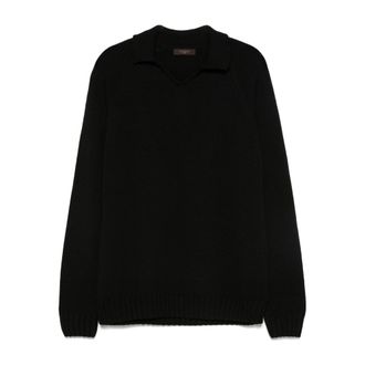 Zanone Polo-neck Wool Sweater