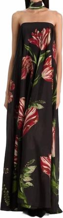 Alice & Olivia Maricela Maxi Dress In Floral