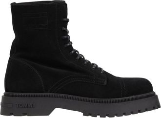 Tommy Jeans Schoenen, Heren, Zwart, 42 EU, Su&egrave;de, Heren Zwarte Enkellaarzen