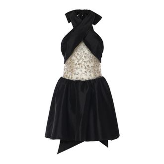 For Love & Lemons Party Dresses, female, Black, Size: XS Shimmering Petals Mini Dress
