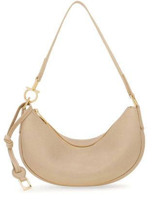 Ferragamo Hobo kleine schoudertas - Beige