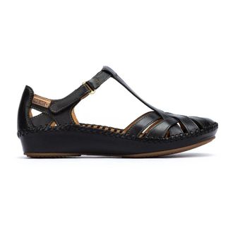 Pikolinos P. Vallarta Sandal - Dames - Sandalen - Zwart - 36 EU - Leer - Schoenen