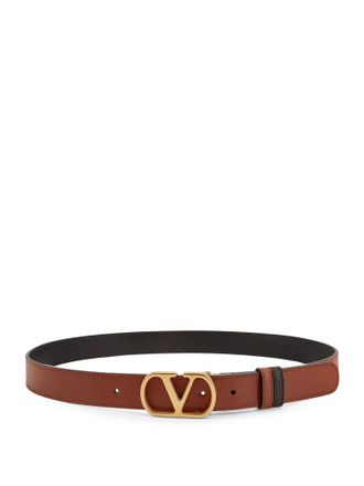 Valentino Garavani Valentino Garavani Leather Belt-Uomo