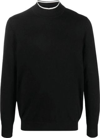 HUGO BOSS Heren, Truien, Zwart, Maat: 2XL Katoen