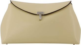 Toteme T-Lock Clutch Ivory