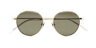 Kaleos Turcatti Titanium C1 Mens Sunglasses Gold Size 51