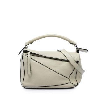 Loewe Pre-owned Loewe Small Calfskin Puzzle Satchel Ladies DUPF6PSEEAZSGGLG