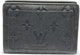 Louis Vuitton Portafoglio con monogramma e zip 2021-2025 - Nero