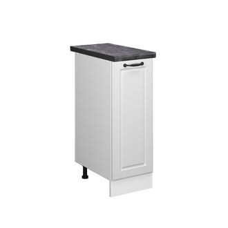 Vicco Armario De Farmacia R-line, Blanco Casa De Campo, 30 Cm, Et Antracita