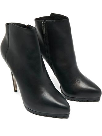 Le Silla leather ankle boots - Black