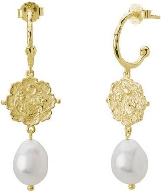 Murkani Loved Always Pearl Earrings in Yellow Gold at Nordstrom