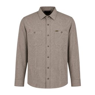Filson Rangeland Flanellen Overhemd - Heren - Casual Overhemden - Bruin - L - Katoen - Overhemden