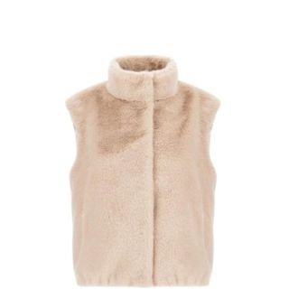 Herno Vests, female, Beige, Size: M Beige Jackets for Stylish Outfits