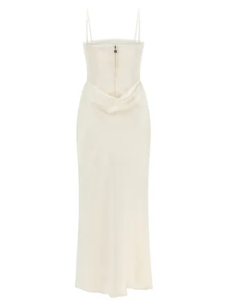 Rotate Corsage Dress - Cream