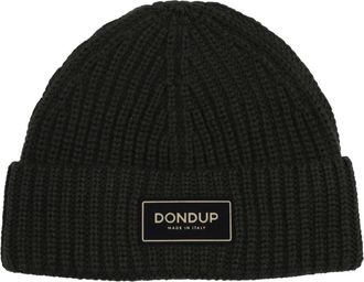 Dondup Beanies, unisex, Black, Size: ONE SIZE Cappello