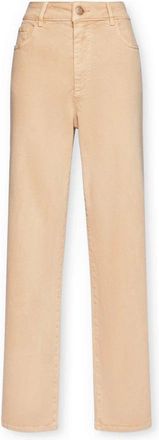 Elena Miro Jeans, Dames, Beige, 2Xl, Middelbrede been