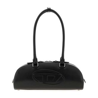 Diesel 1DR Dome Shoulder Bag - male - Diesel - Shoulder Bags - Black - ONE SIZE - Bags