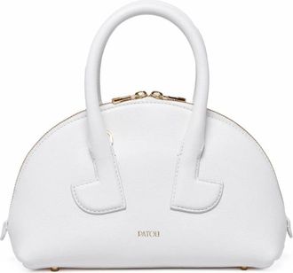 Patou Handtas - Dames - Handtassen - Wit - ONE Size - Leer - Tassen