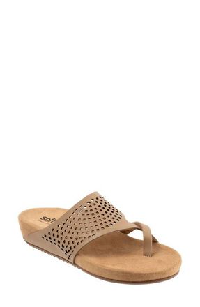 Softwalk Blaine Slide Sandal in Beige at Nordstrom, Size 10.5