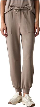 Emporio Armani Emporio Armani Ea7, Broeken, Dames, Bruin, XL, Polyester, Trainingsbroeken