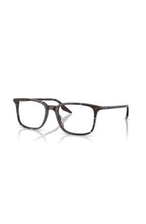 Ray-Ban 55mm Rectangle optical glasses in Blue at Nordstrom