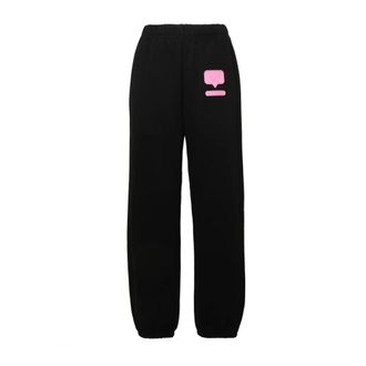 Chiara Ferragni Trainingsbroeken met Siliconen Eyelike Logo - Dames - Sweatpants - Zwart - XS - Broeken