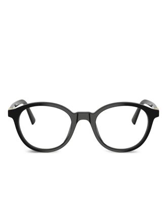 Miu Miu Eyewear gold-detail glasses - women - Acetate - 50 - 16K1O1