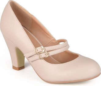 Journee Collection Women & apos;s Windy Medium and Wide Width Pumps