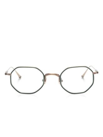 Matsuda M3086I glasses - unisex - Titanium - 45 - Gold