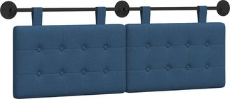 vidaXL Cabecero Colgante Azul Tela Vidaxl