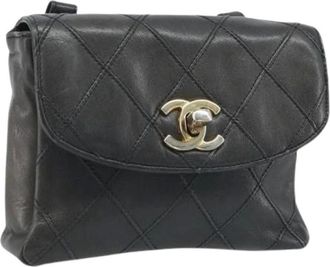 Chanel Pre-owned Mini Bags, female, Black, Size: ONE SIZE Pre-owned Pouch